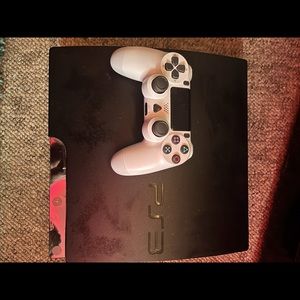 PS3 modded console with wireless controller